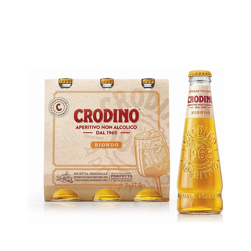 Gorki liker Bezalkoholni Aperitivo Crodino 3x 0,175 l
