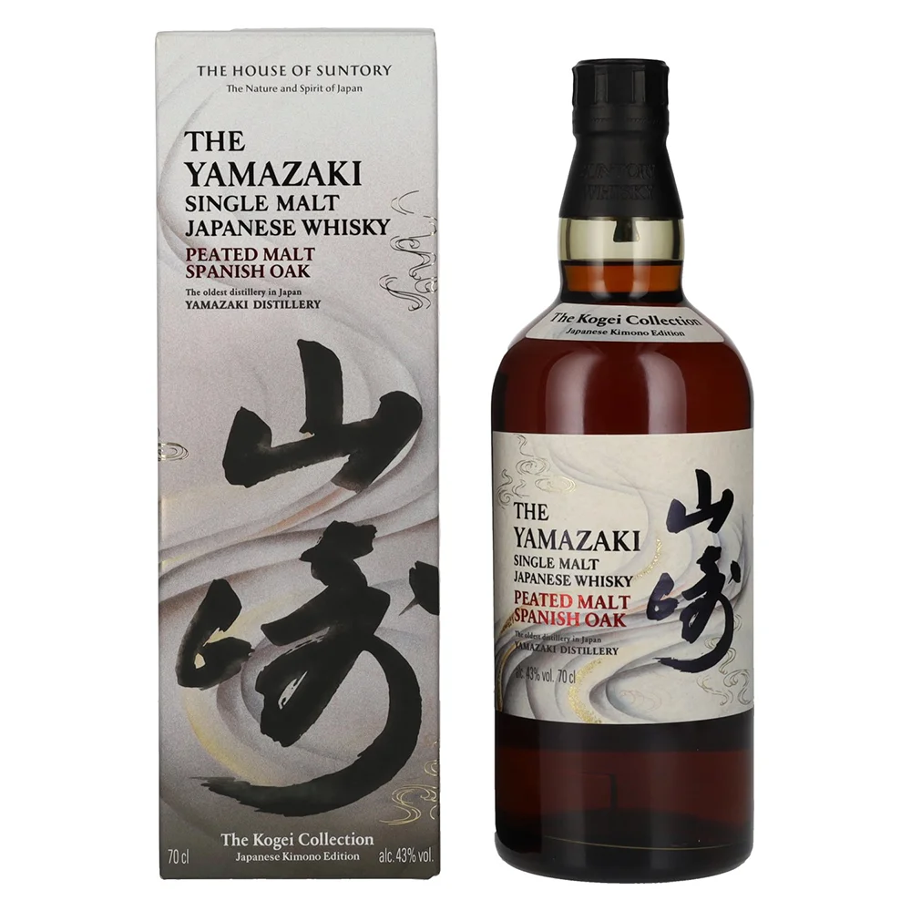 Japanski viski The Yamazaki Single Malt Peated Spanish Oak Kogei Collection Suntory + GB 0,7 l