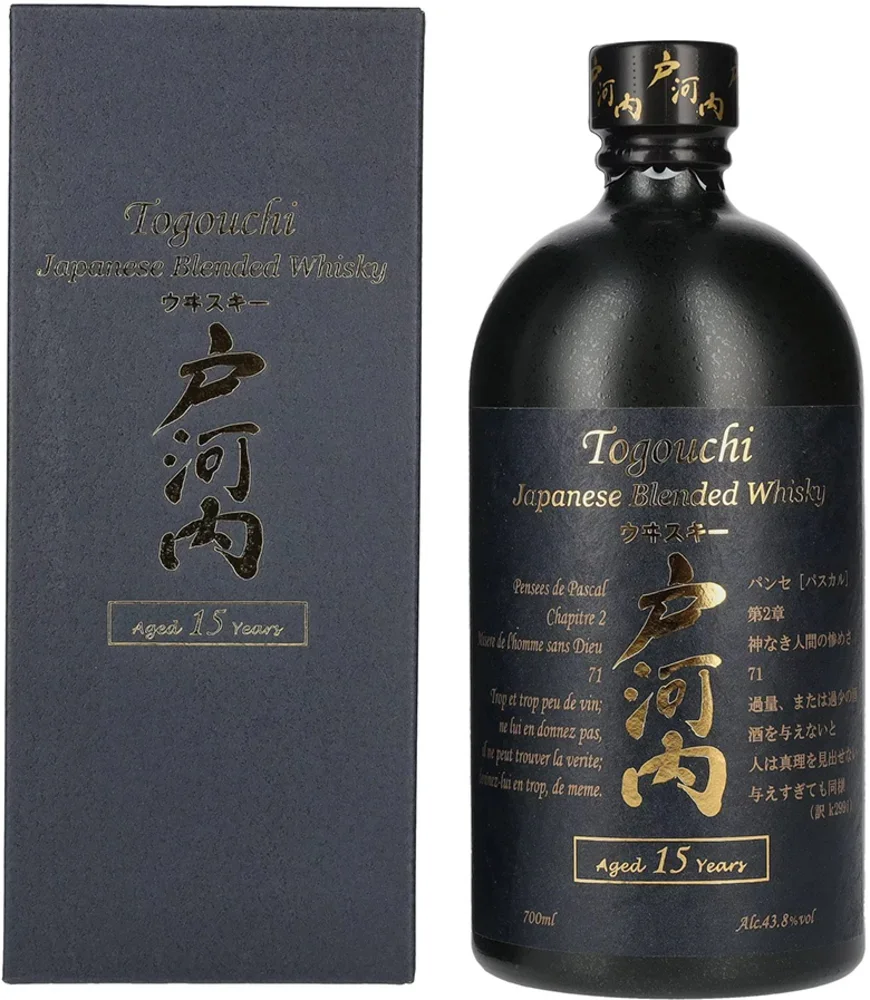 Japanski viski Togouchi Japanese Blended 15 YO + GB 0,7 l