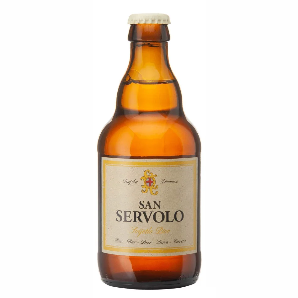 Pivo Svijetlo San Servolo STK 0,33 l