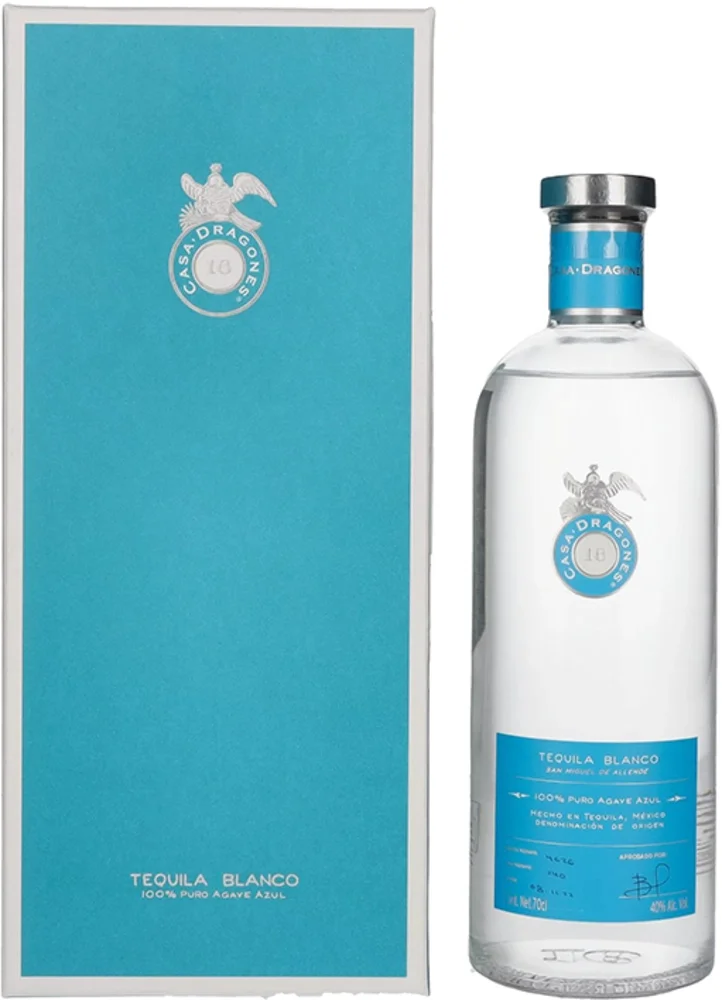 Tekila Casa Dragones Blanco + GB 0,7 l