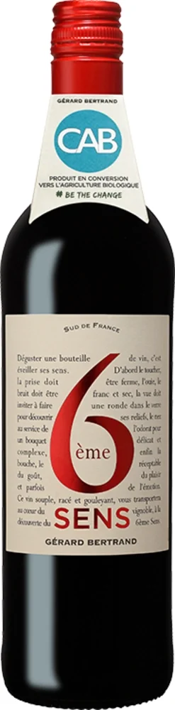 Vino 6eme Sens Red Gerard Bertrand 0,75 l