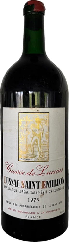 Vino Cuvee de Luccius Saint-Emilion 1975 Lussac Saint-Emilion 4,5 l