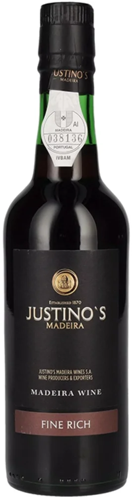 Vino Madeira Fine Rich Justino's 0,375 l