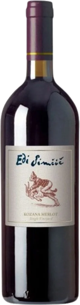 Vino Merlot Kozana 2016 Edi Simčič 0,75 l