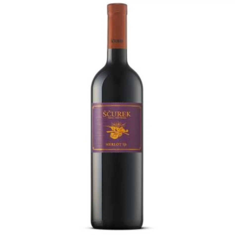 Vino Merlot UP 2016 Ščurek 0,75 l