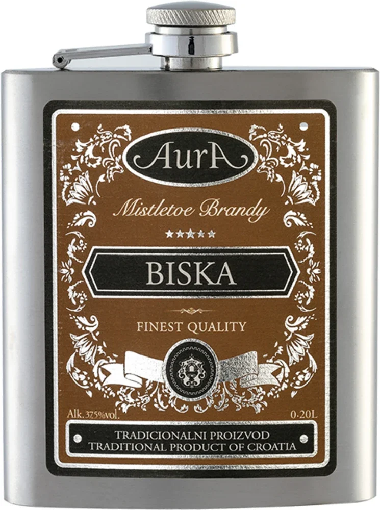 Voćna rakija Biska Aura + flaška GB 0,03 l