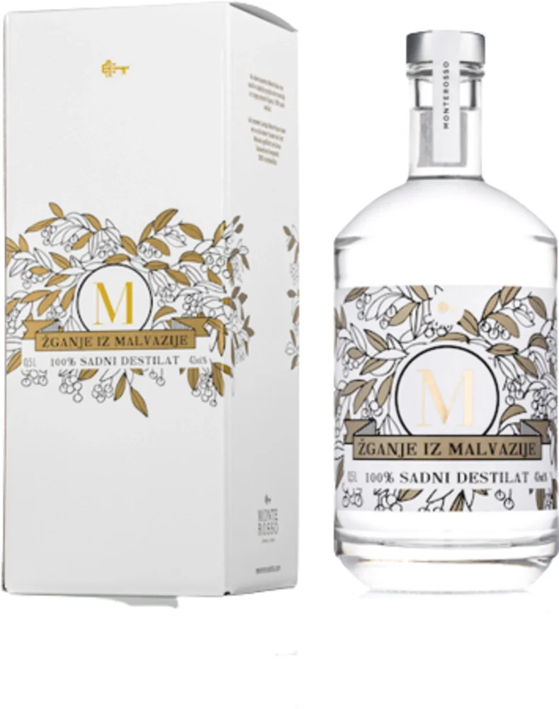 Voćna rakija iz grozdja malvazija Monterosso + GB 0,5 l