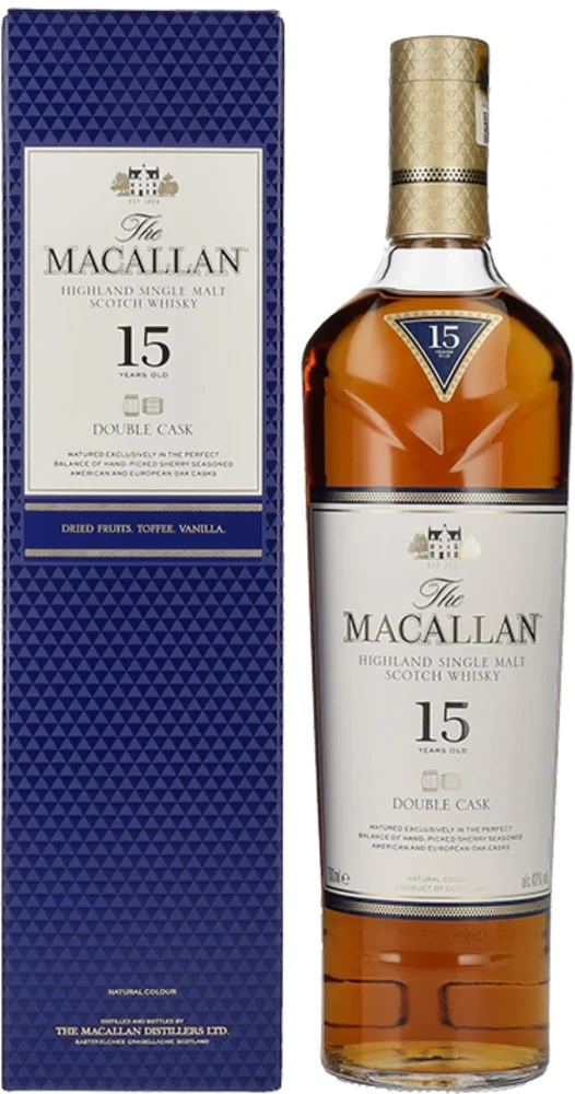 Škotski viski 15 Years DOUBLE CASK Macallan + GB 0,7 l