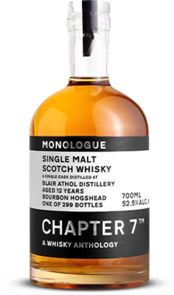 Škotski viski Chapter 7 Monologue 12 Year Old Blair Athol 2009 Bourbon Cask 0,7 l