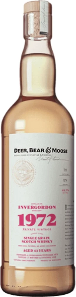 Škotski viski Deer, Bear & Moose Invergordon 1972 0,7 l