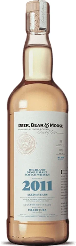 Škotski viski Deer, Bear & Moose Isle of Jura 2011 0,75 l
