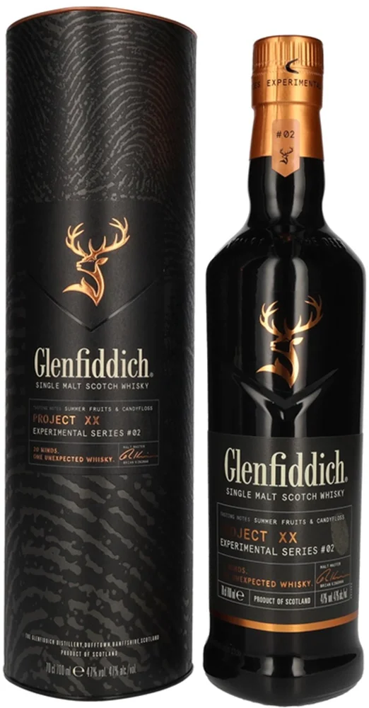 Škotski viski Glenfiddich Project XX Single mlat + GB 0,7 l