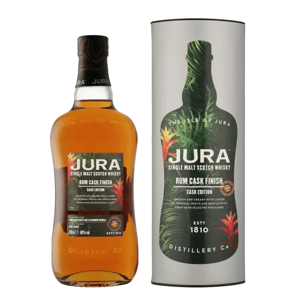 Škotski viski Jura Rum Cask Finish + GB 0,7 l