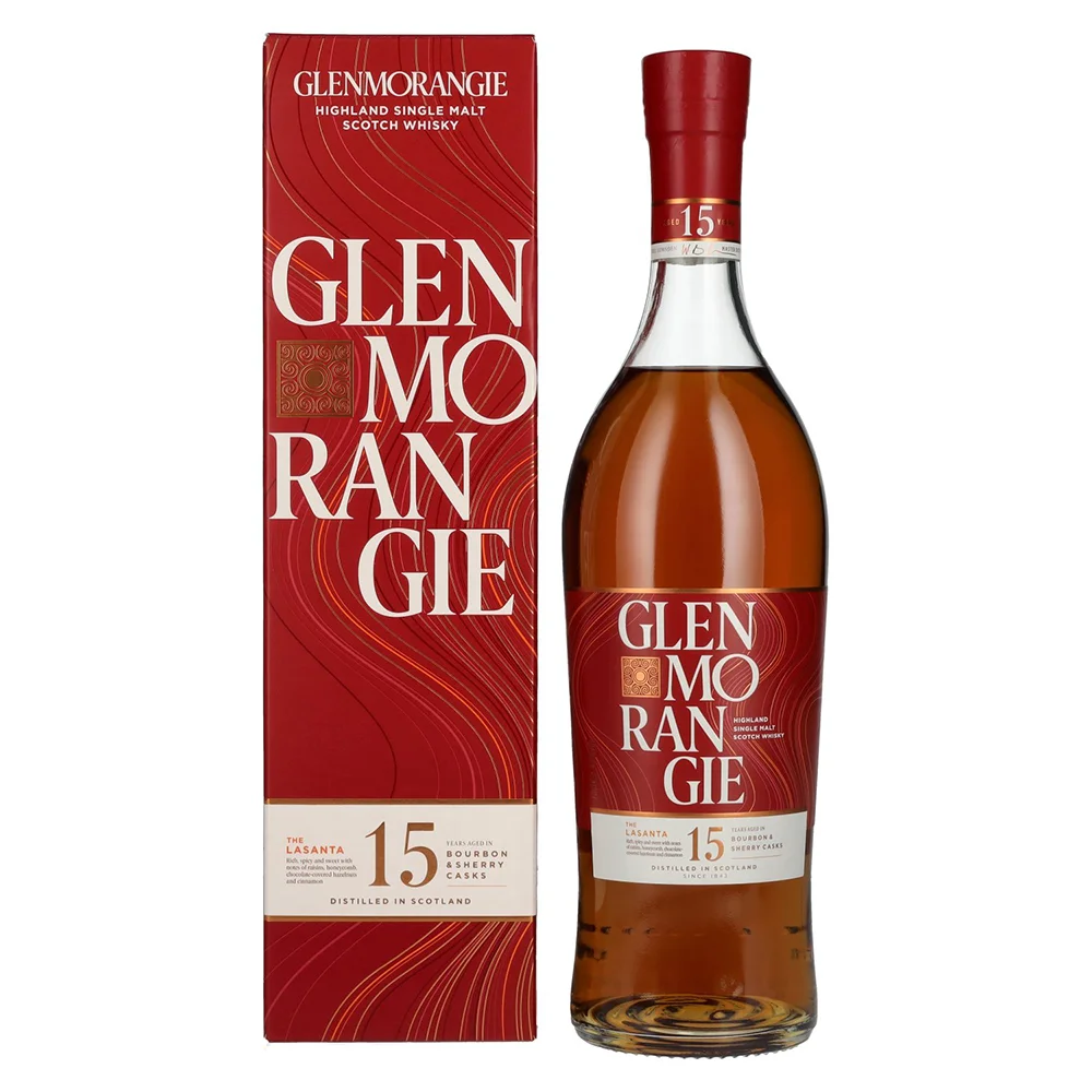 Škotski viski Lasanta 15Y Glenmorangie + GB 0,7 l