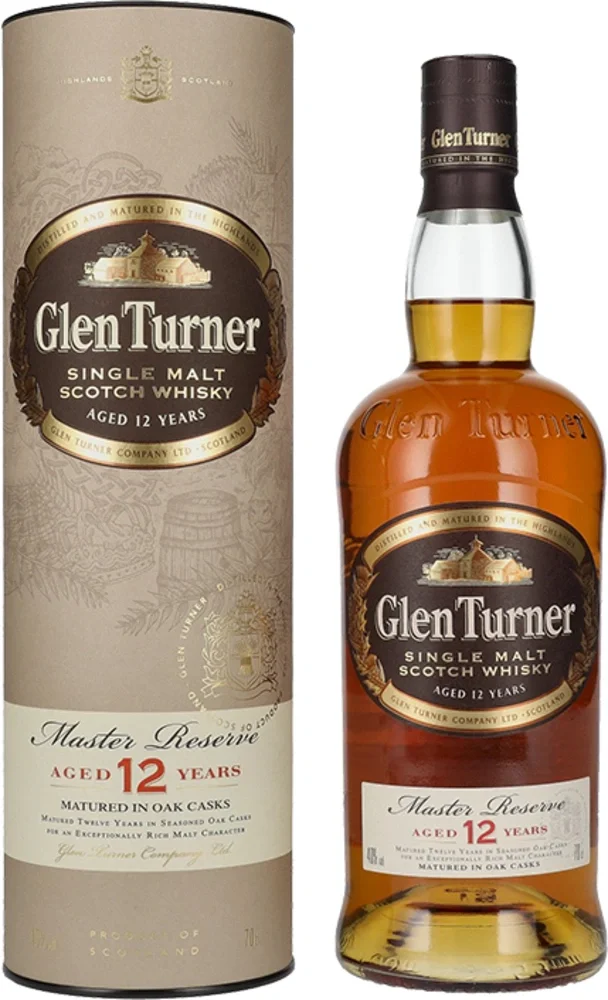 Škotski viski Master Legend 12y Single malt Glen Turner + GB 0,7 l