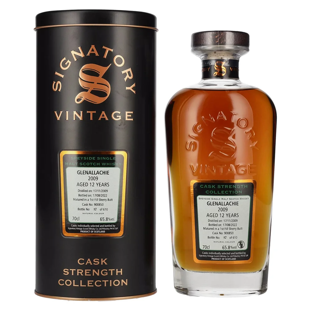 Škotski viski Signatory Vintage Glenallachie 2009 + GB 0,7 l