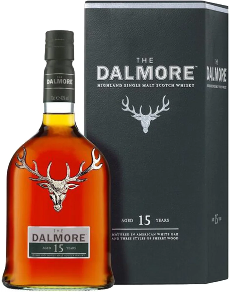 Škotski viski The Dalmore 15 Old Highland Single Malt + GB 0,7 l