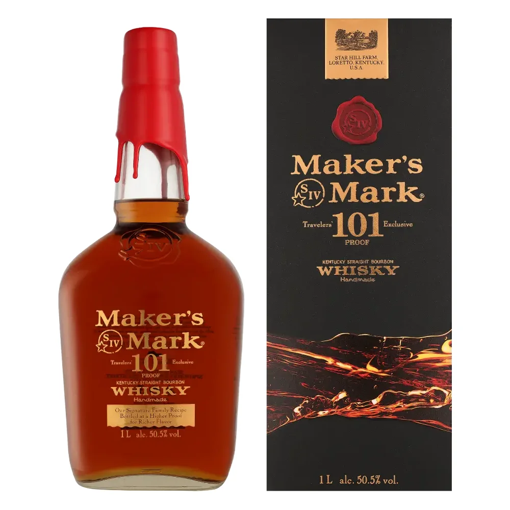 Američki viski Maker's Mark 101 Bourbon poklon kutija 1 L