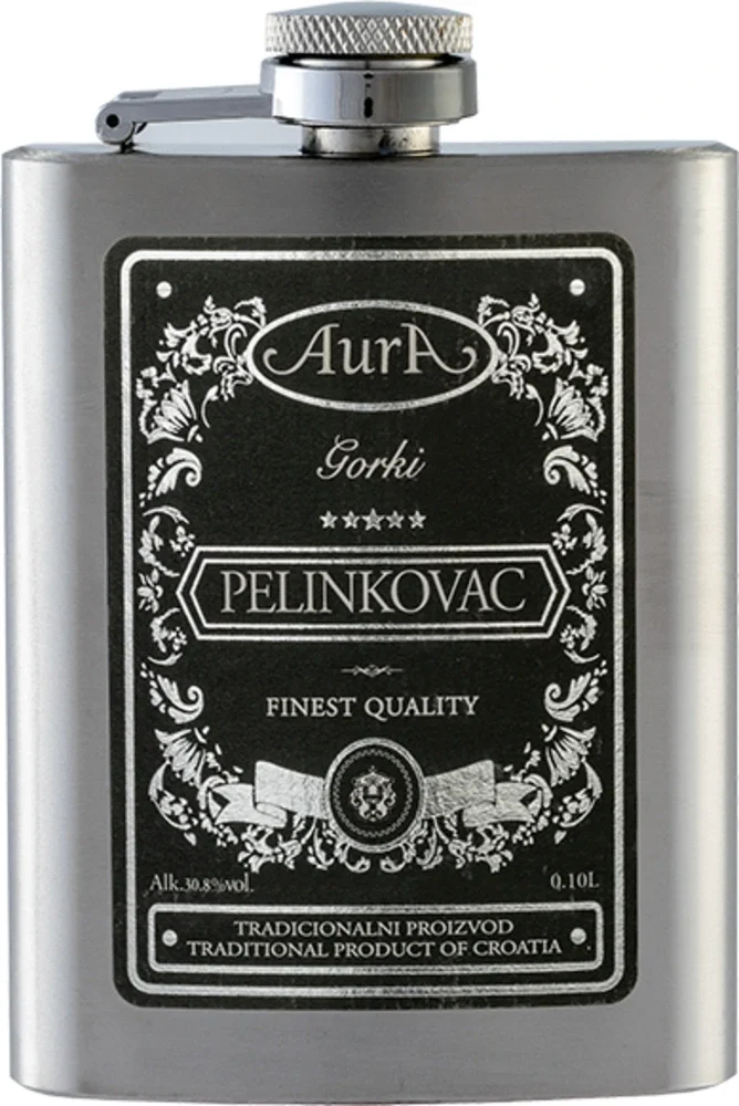 Gorki liker Gorki Pelinkovac Aura + flaška poklon kutija 0,1 L