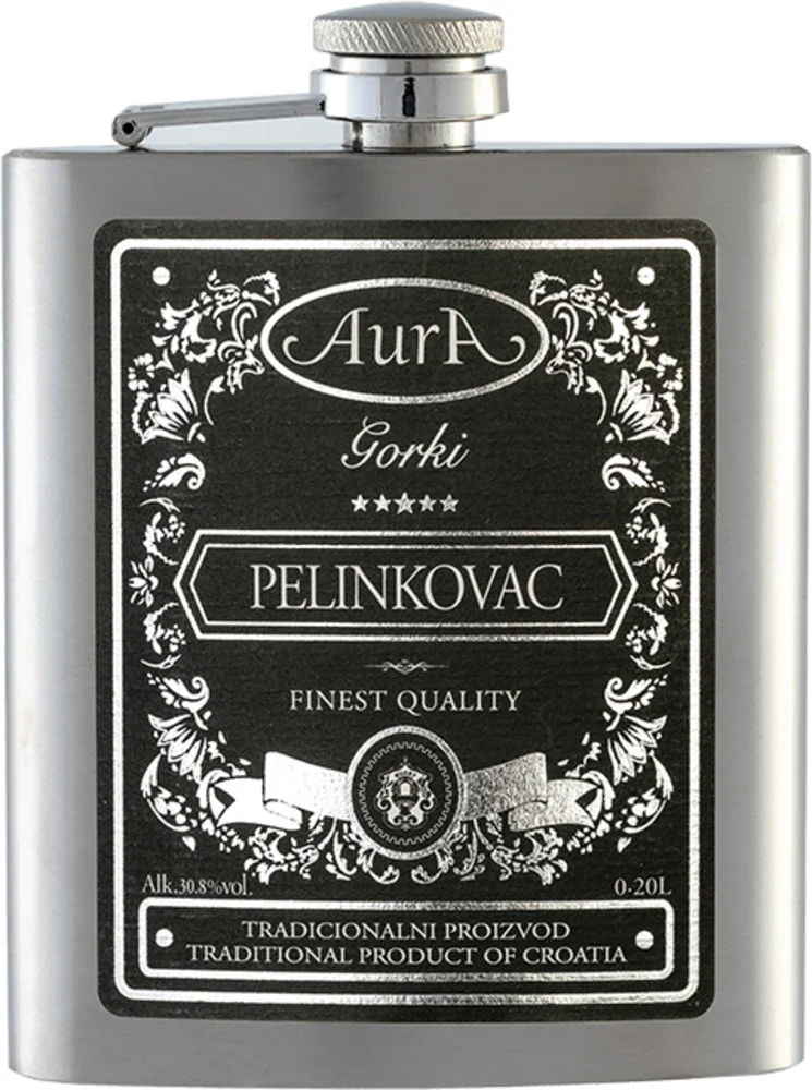 Gorki liker Gorki Pelinkovac Aura + flaška poklon kutija 0,2 L