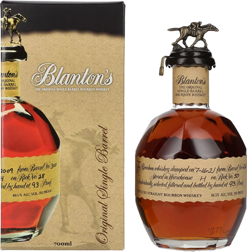 Američki viski The Original Single Barrel Burbon Blanton's poklon kutija 0,7 L