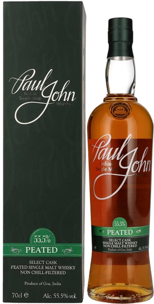 Indijski viski Paul John Peated SELECT Cask poklon kutija 0,7 L