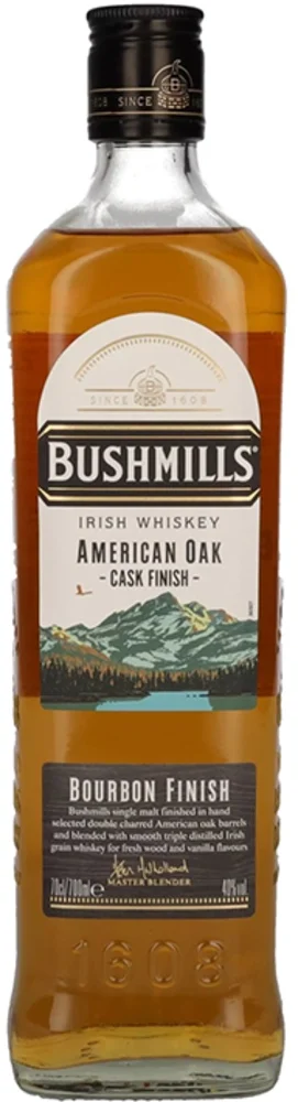 Irski viski Bushmills American oak bourbon finish 0,7 L