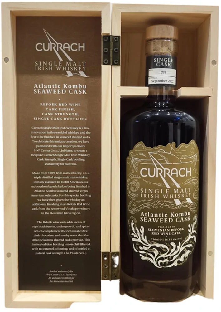 Irski viski Currach Refošk cask 0,7 L