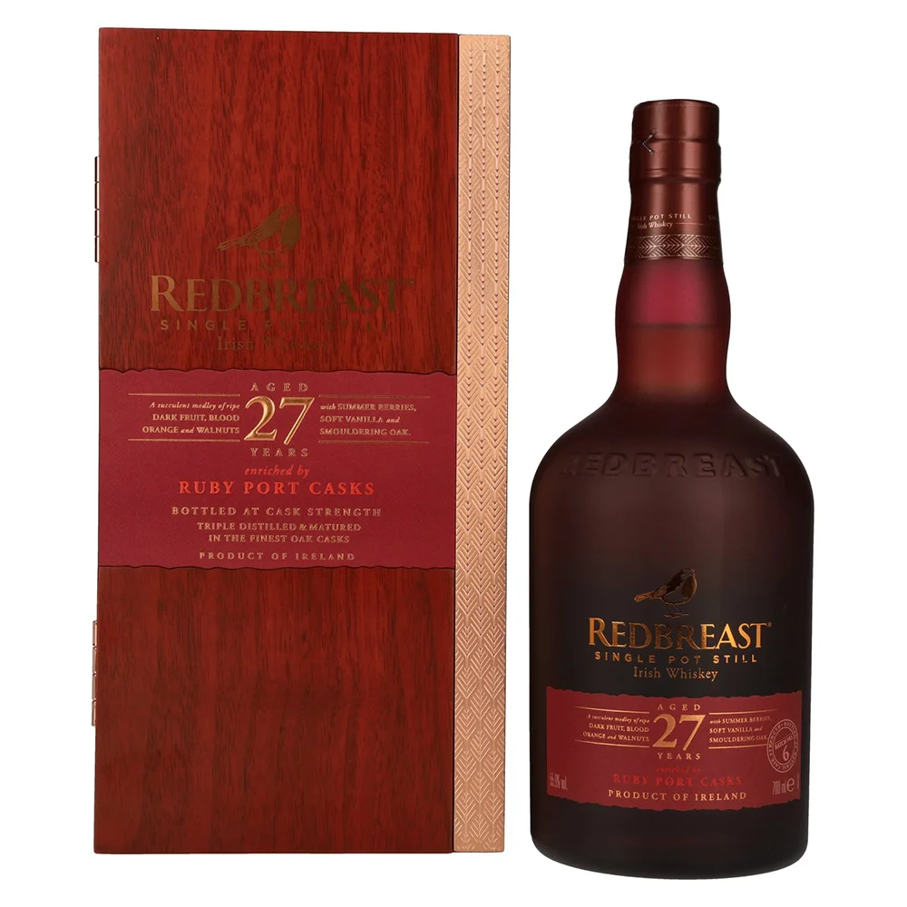 Irski viski Redbreast 27Y Ruby Port Cask poklon kutija 0,7 L
