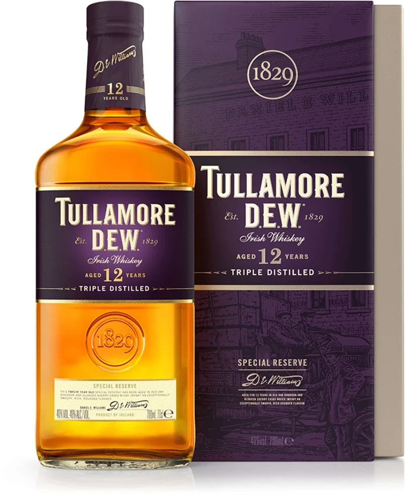 Irski viski Tullamore Dew 12 YO poklon kutija 0,7 L