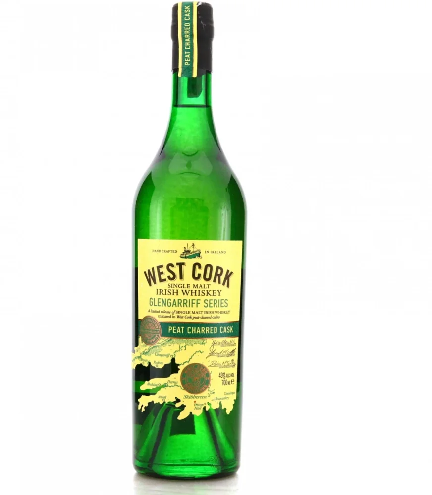 Irski viski West Cork Glengarriff Peat Charred Cask Finish 0,7 L