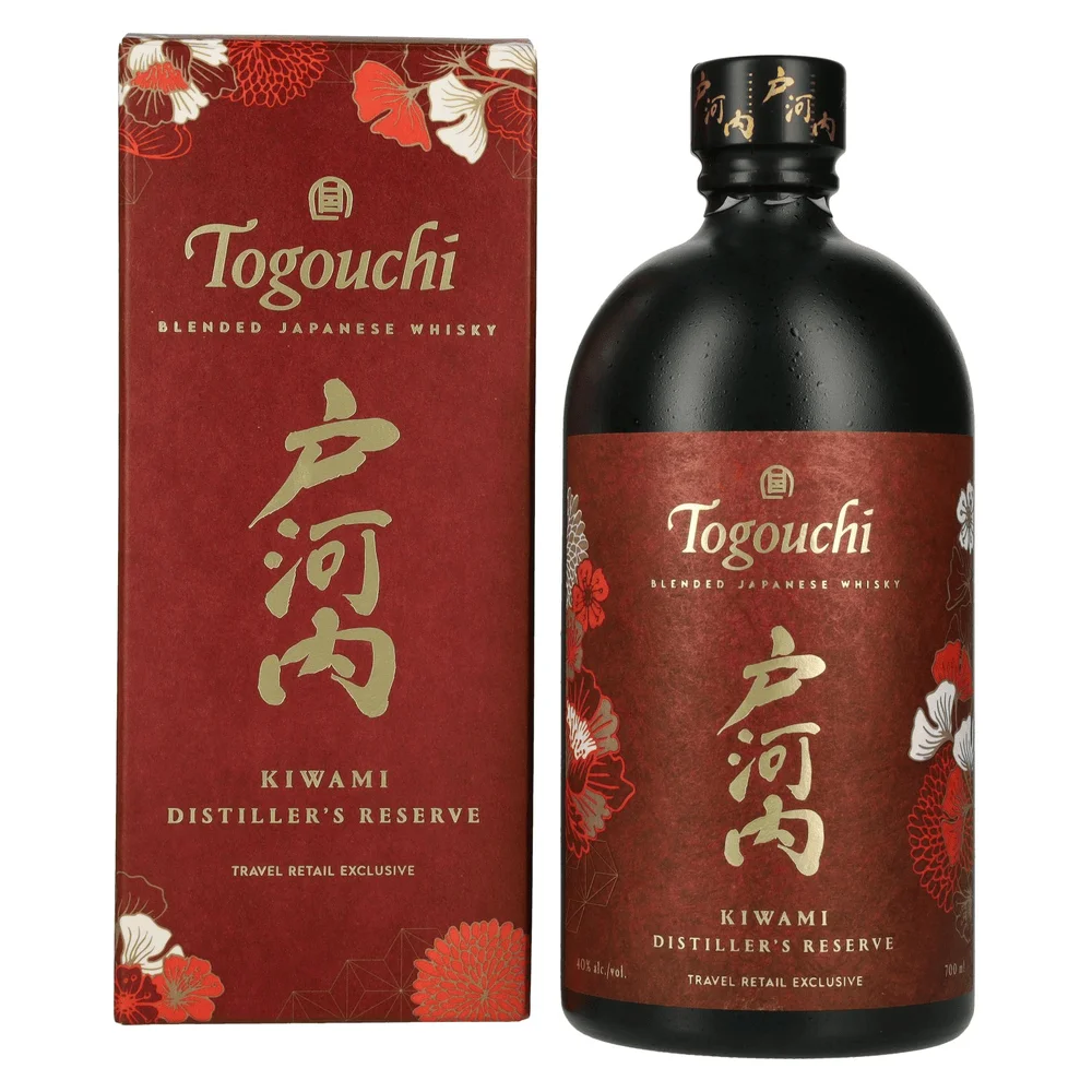 Japanski KIWAMI Distiller's Reserve Blended Togouchi poklon kutija 0,7 L