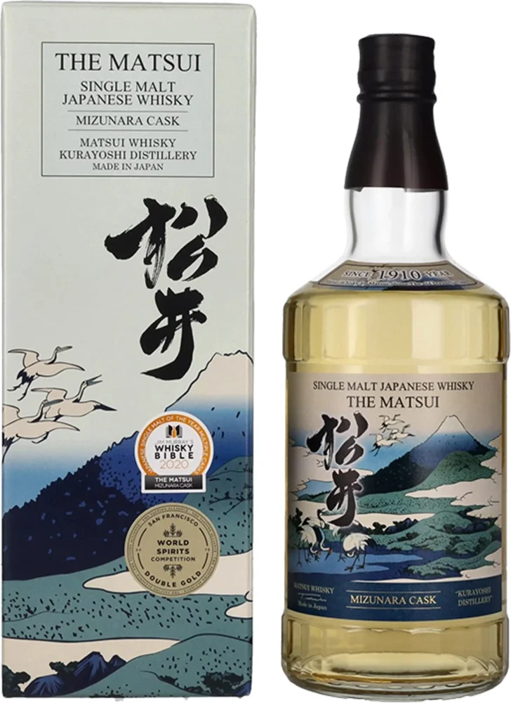Japanski Whisky Single malt Mizunara Cask Matsui poklon kutija 0,7 L
