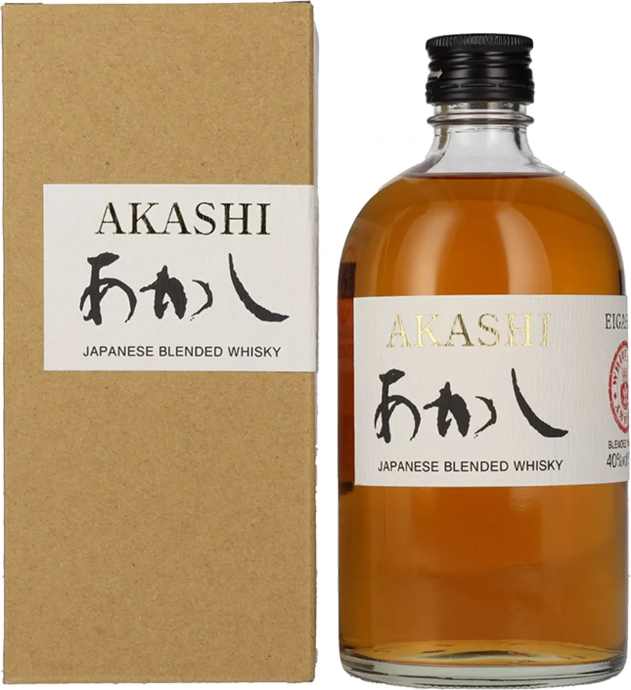 Japanski viski Akashi White Oak Blended poklon kutija 0,5 L