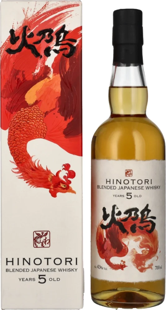 Japanski viski Hinotori 5 Y.O. poklon kutija 0,7 L