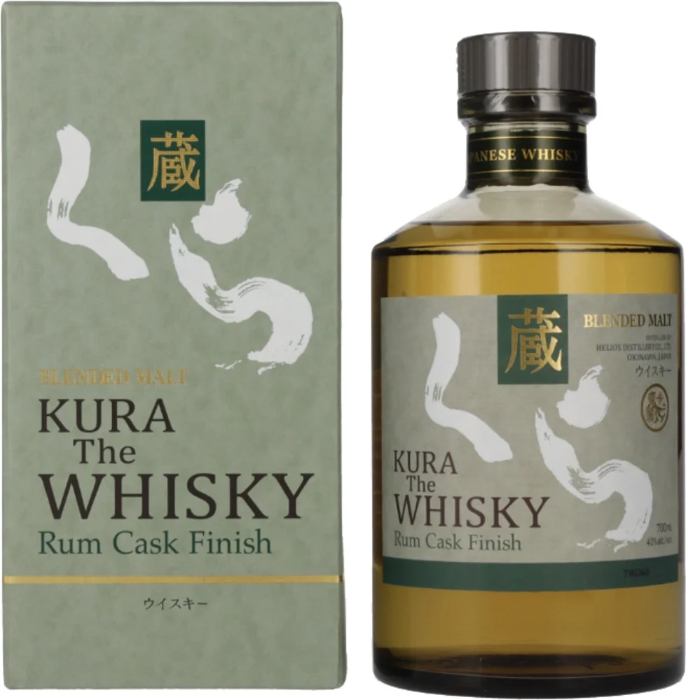Japanski viski Kura The Whisky Blended Malt Rum Cask Finish poklon kutija 0,7 L
