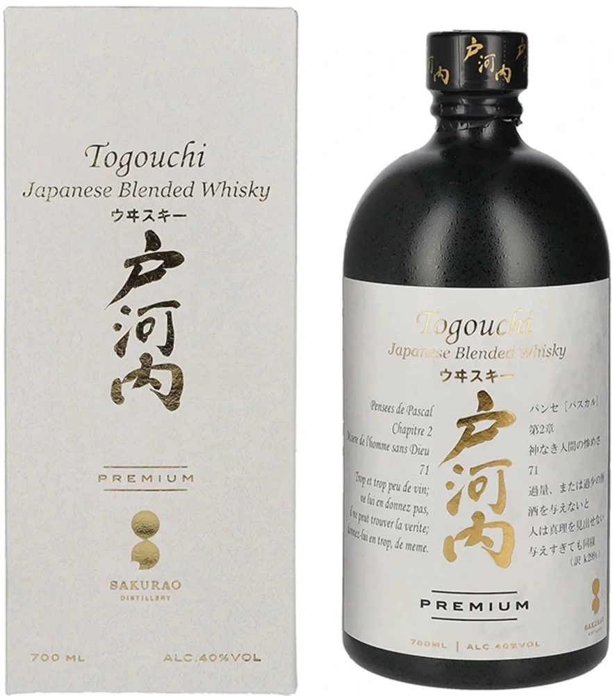 Japanski viski Premium Blended Togouchi poklon kutija 0,7 L