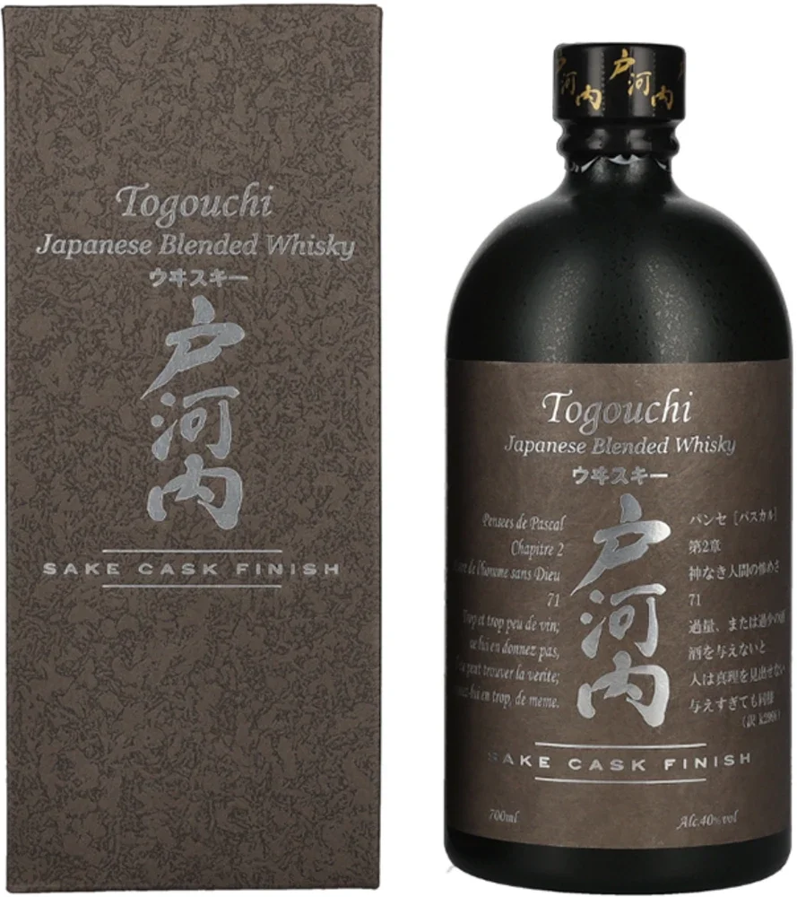 Japanski viski Sake Cask Finish Togouchi poklon kutija 0,7 L