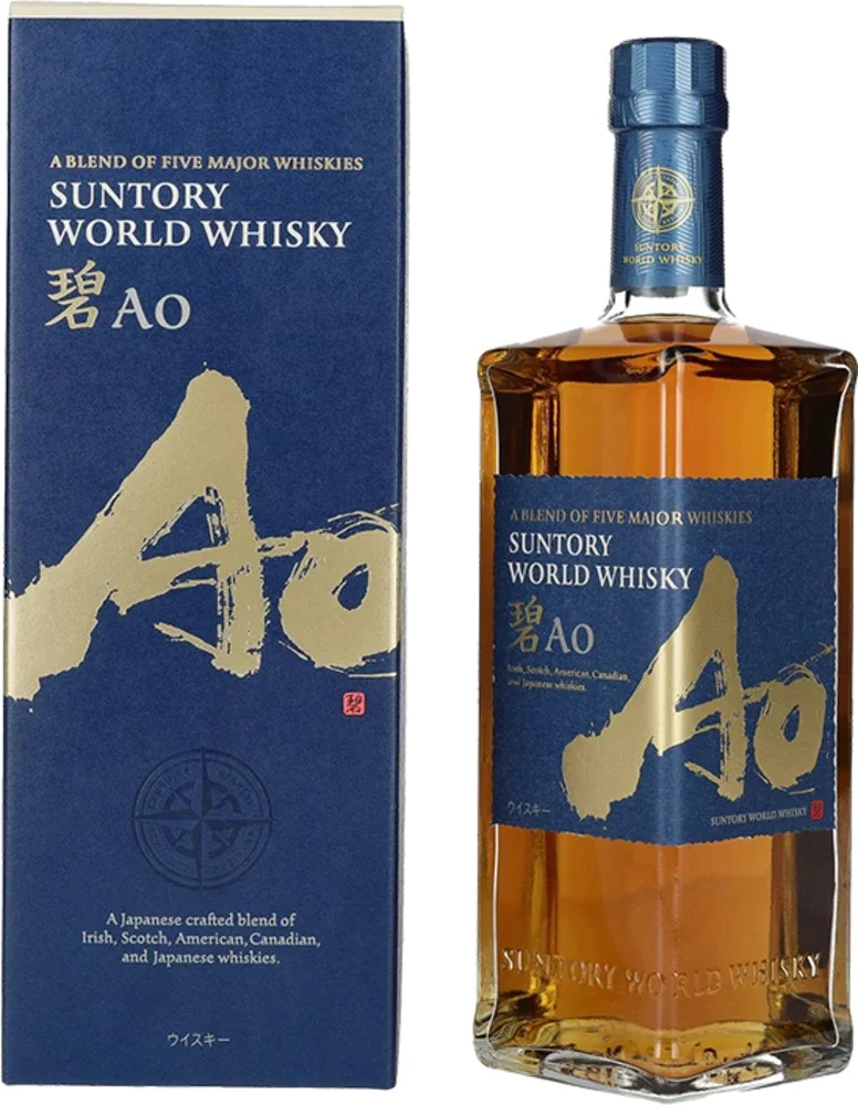 Japanski viski Suntory AO World blended poklon kutija 0,7 L