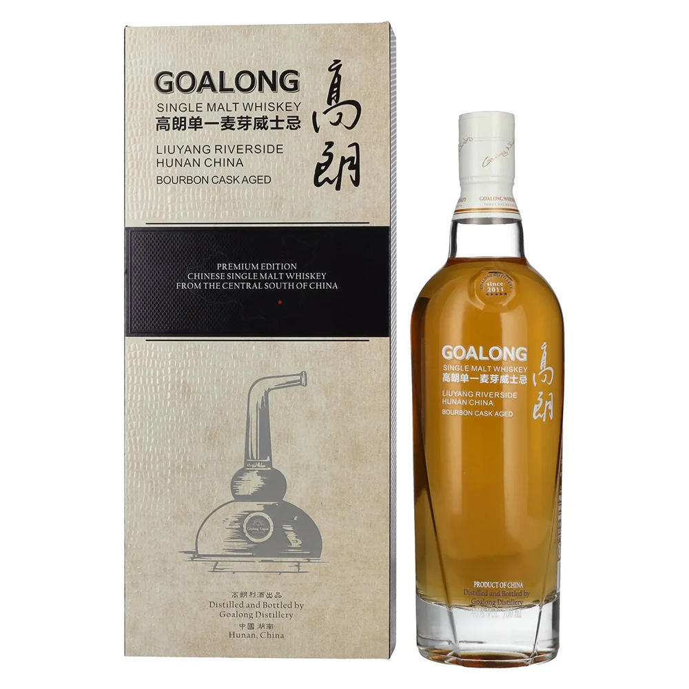 Kitajski Whisky Goalong ingle Malt BOURBON CASK poklon kutija 0,7 L