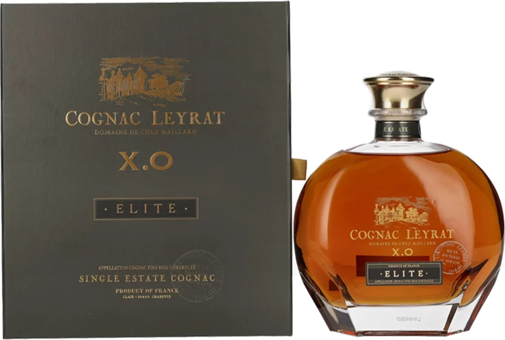 Konjak Leyrat Xo Elite poklon kutija 0,7 L