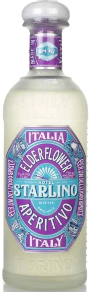 Liker Aperitivo Elderflower Torino Hotel Starlino 0,75 L