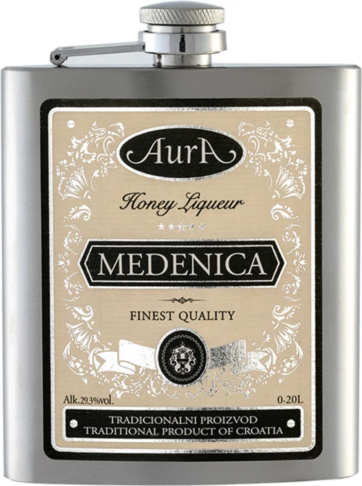 Liker Medenica (Medica) Aura + flaška poklon kutija 0,2 L