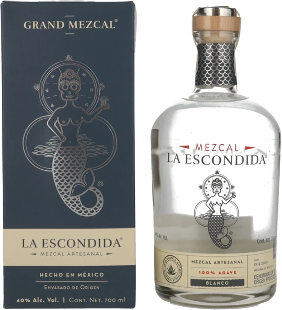 Mezcal Artesanal Blanco La Escondida poklon kutija 0,7 L