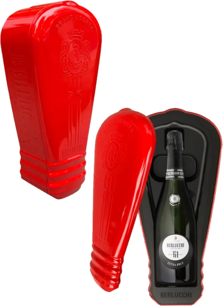 Pjenušac Berlucchi Franciacorta 61 Extra Brut Idea-POP poklon kutija 0,75 L