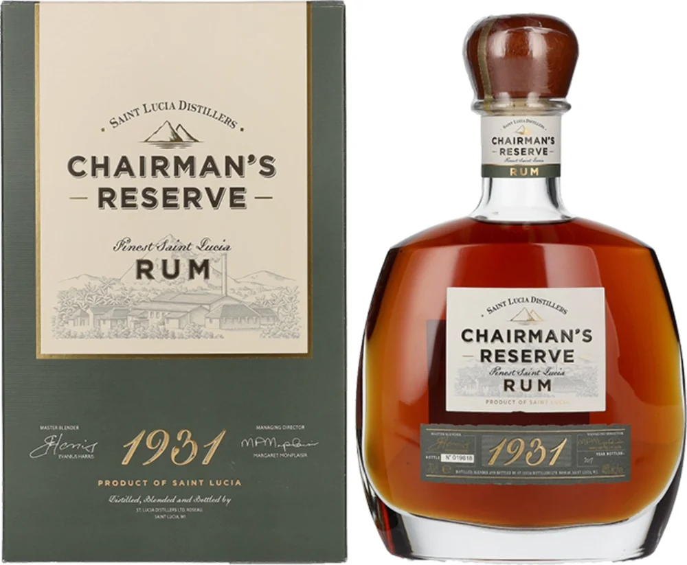 Rum 1931 Finest St. Lucia Chairman's Reserve poklon kutija 0,7 L