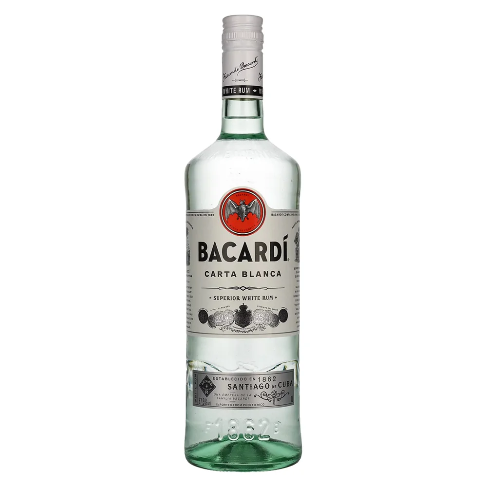Rum Bacardi Carta Blanca 1 L