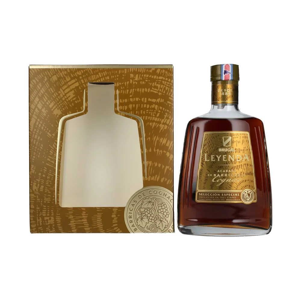Rum Brugal Leyenda Cognac Finish poklon kutija 0,7 L
