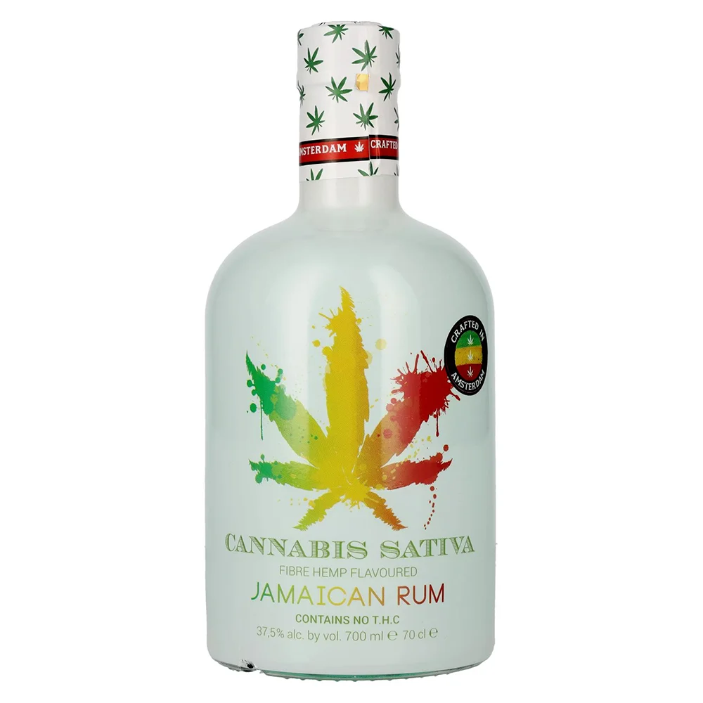 Rum Cannabis Sativa Fibre Hemp Flavoured Jamaican 0,7 L